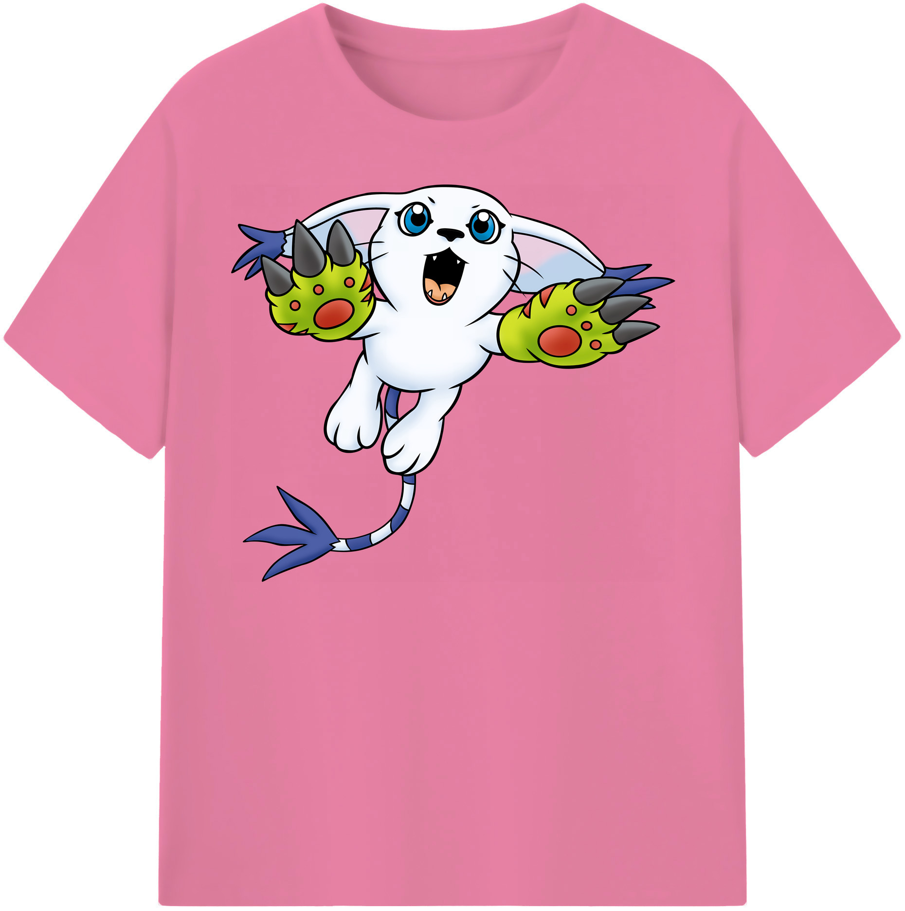 （画像用） Digimon デジタルモンスター/デジモン 綿100％半袖Tシャツ（フロントプリント）